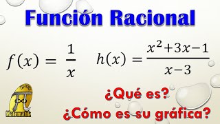 Qué es una función racional [upl. by Farnsworth]