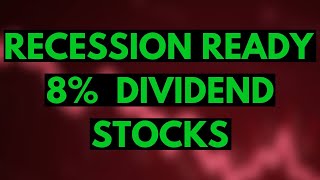 8 Yielding Dividend Stocks That Are Recession Ready [upl. by Laup358]