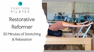 Restorative Reformer  30 Minutes of Stretching amp Relaxation [upl. by Airtina126]