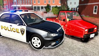 STRANGEST POLICE CHASE EVER  BeamNG Multiplayer Mod Gameplay [upl. by Erline885]