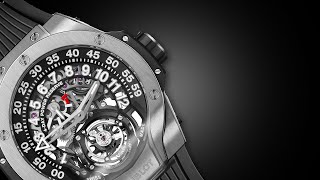 HUBLOT  MP13 TOURBILLON BIAXIS RETROGRADE TITANIUM [upl. by Pernick]