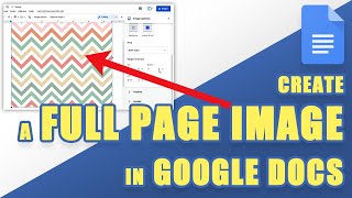 TUTORIAL Make an Image FULL PAGE in Google Docs The Easy Way [upl. by Hyacinthie]