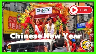 Chinese New Year CELEBRATION PARADE in Binondo LIVE [upl. by Elfont]