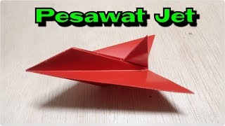 cara membuat origami pesawat jet [upl. by Faline100]