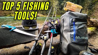 TOP 5 MUST Have FISHING Tools For Any Angler [upl. by Cart]