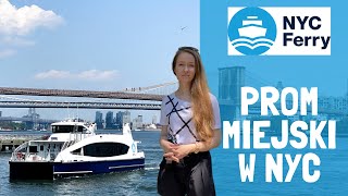 NYC Ferry Prom Miejski w Nowym Jorku [upl. by Hnoj]