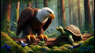 La Historia de EL AGUILA 🦅 MAJESTUOSA Y LA TORTUGA OBSTINADA🐢  Lección de Vida 🎆 [upl. by Bluefarb71]