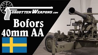 Swedish Antiaircraft Artillery Bofors 40mm Automatic Gun M1 [upl. by Watanabe]