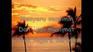 Fitri HarisSuara Azan Lirik [upl. by Fafa]