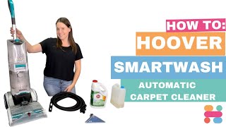 How to Use Hoover Carpet Cleaner Full Tutorial [upl. by Lisle]