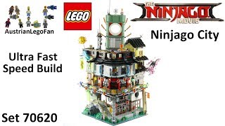 Ultra Fast Speed Build Lego Ninjago Movie 70620 Ninjago City [upl. by Gabbie]