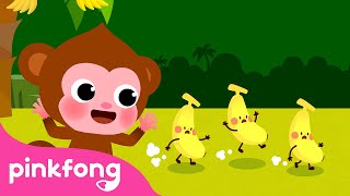 Baby Monkey and the Banana  Animal Story Time  Animal Cartoon  Pinkfong Stories for Children [upl. by Attenauqa]