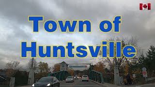 Huntsville old Town in Muskoka Region  Ontario  Canada [upl. by Franz]