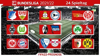 PS5 FIFA 22 Spieltag 24 l Bundesliga 20212022 I Prognose l Deutsch FULL HD [upl. by Yonina]