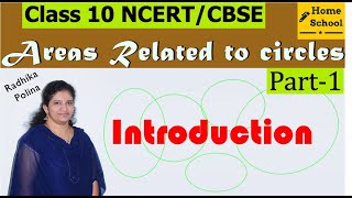 Areas related to circles Part1 Class 10IntroductionMathematics NCERT  CBSE [upl. by Koblas161]