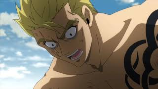 Laxus VS Wall Full Fight Dubbed Fairy Tail [upl. by Eicyaj]