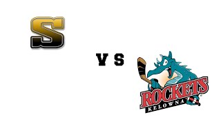 Strathcona Warriors vs Kelowna Rockets [upl. by Rubetta]