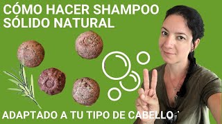 Cómo hacer shampoo sólido [upl. by Koblas]