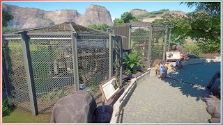 Binturong Habitat  Sequora Zoo  Planet Zoo Speed Build [upl. by Kcered]