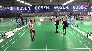 Badminton Journey Tournament  Badminton Mens Doubles  Md Zakaria amp Md Daniel vs JX Chin amp TK Lim [upl. by Netloc]