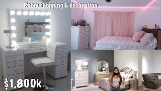 1800 Room Makeover shopping amp decorating [upl. by Yasibit]