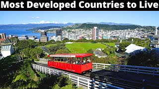 15 Most Developed Countries to Live in the World 2023 [upl. by Suzi]