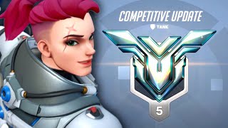 DANTEH PRO ZARYA  GM 5 RANK  OVERWATCH 2 GAMEPLAY [upl. by Winthrop]