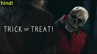 TRICK or TREAT A Short Horror Film explained in hindi  movie popcorn [upl. by Scuram]