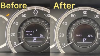 Resetting VTM4 Light on Honda Pilot [upl. by Eirrej782]