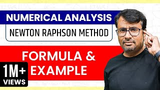 Newton Raphson Method  Numerical Methods  Formula amp Example [upl. by Bogusz]