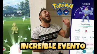 ¡MUCHOS MACHOP SHINY amp CARAMELOS XL COMMUNITY DAY EPICO EN POKEMON GO [upl. by Nivart]