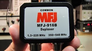 MFJ 916B Duplexer  Tested and Reviewed [upl. by Emina948]