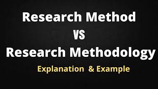 Introduction to research methods and methodologies [upl. by Ahgiel]