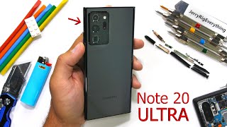 Galaxy Note 20 Ultra Durability Test  What is Victus Glass [upl. by Hartzel939]