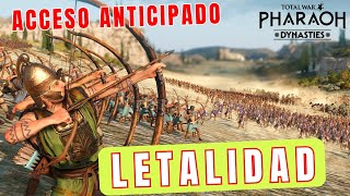 LETALIDAD  LO NUEVO DE TOTAL WAR PHARAOH DYNASTIES [upl. by Lozano]