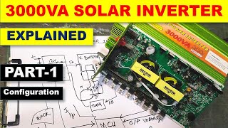 439 3000VA Solar Inverter Circuit Explained  Part 1 Block Diagram [upl. by Garrot615]