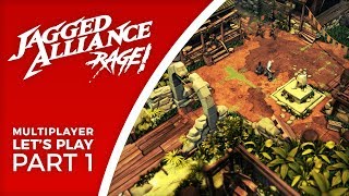 Lets Play Jagged Alliance Rage  Part 1  Two warriors of turn based stealth strategy [upl. by Slein495]