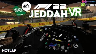 F1® 22 VR  Jeddah  Hotlap [upl. by Nayab]