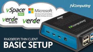 Setting up the RX420RDP thin client [upl. by Chee43]
