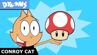 Super Mario Mushroom  What Chu Got 12  Conroy Cat Cartoon by Dtoons [upl. by Anyalram]