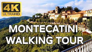 Montecatini Tuscany Walking Tour 4k [upl. by Neelyk945]