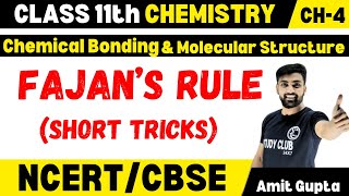 Fajans Rule Chemistry Class 11  Fajans Rule  Fajans Rule In Chemistry BSc 1st Year  Fajans Method [upl. by Gardal]