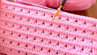 Unique and easy crochet pattern for beginners is unusual for baby blankets and bags crochet [upl. by Jane]