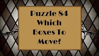 Professor Layton and the Curious Village  Puzzle 84 Which Boxes To Move [upl. by Mighell]