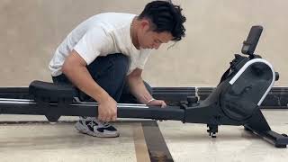 MOSUNY Rowing Machine 107 Assembly Video No accelerated version [upl. by Godfrey]