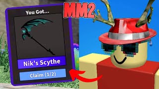 How to Get Niks Scythe in MM2 Murder Mystery 2 [upl. by Morehouse]