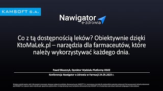 20230524 NAWIGATOR Farmacja 05 PB KtoMaLek [upl. by Anoet151]