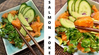 How to Make a Salmon Poke Bowl [upl. by Havard946]