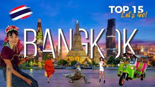 🔥 Top 15 Most Amazing Places in Bangkok Walking Thailand 4K [upl. by Alaster893]