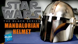 Star Wars The Black Series  The Mandalorian Electronic Helmet Unboxing and Review [upl. by Eidde]